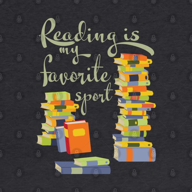 Reading is my favorite sport by candhdesigns